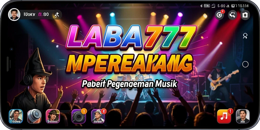 Tampilan gameplay seru dari LABA777 dengan berbagai pilihan lagu.