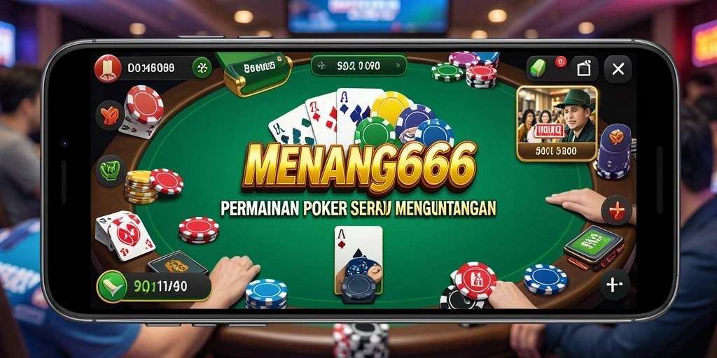 Tampilan gameplay MENANG666 menampilkan antarmuka yang menarik dari permainan Poker.